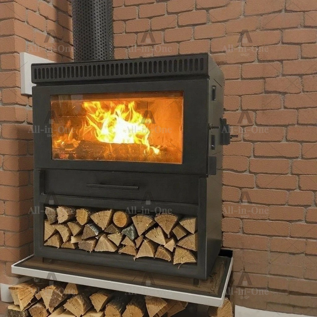New real fire wood fireplace, firewood home heating living room  decorative heating furnace