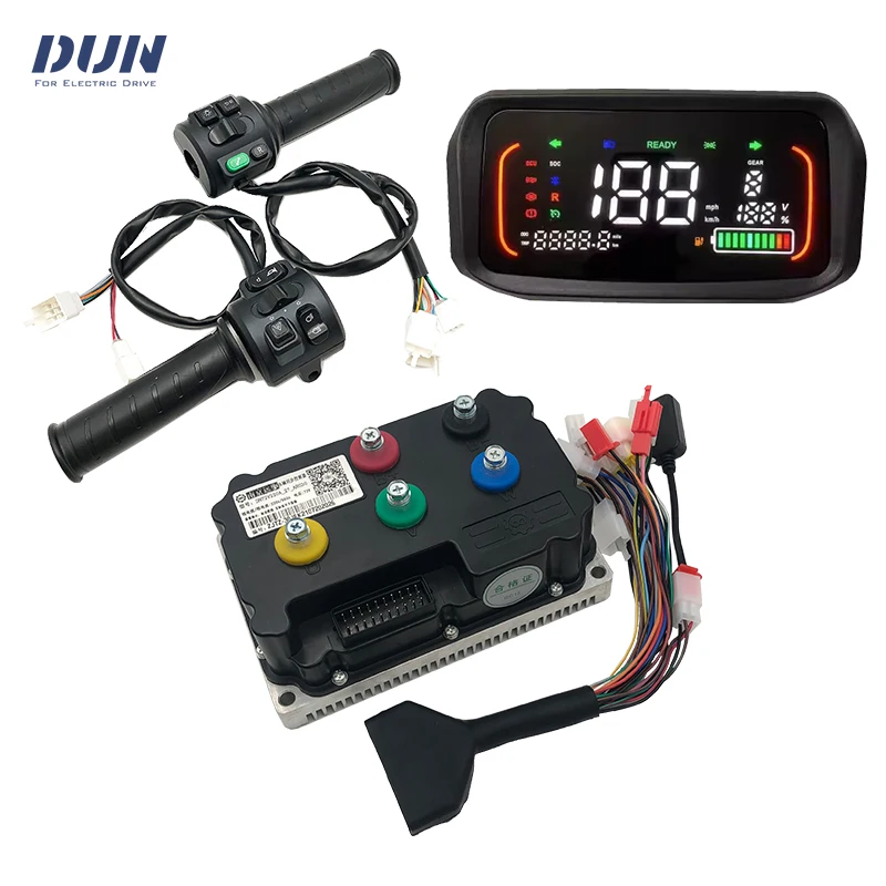 Fardriver ND72360 48V-72V DC 190A 3KW-4KW Motor Controller Kits with N1S One-LIN Display Throttle