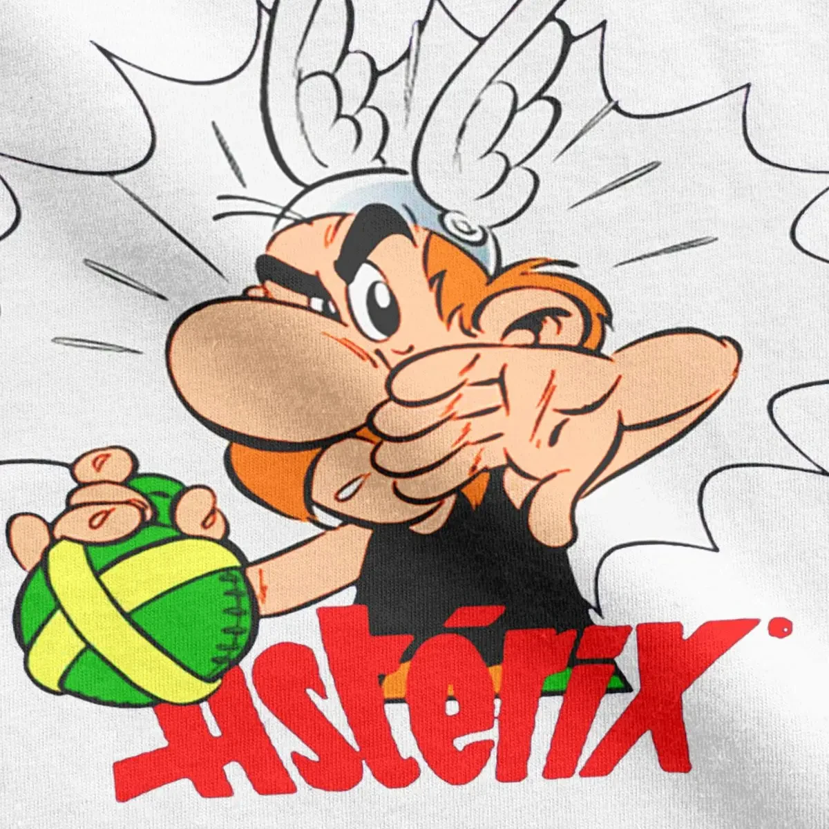 Cool Asterix And Obelix Manga T-Shirt for Men Women Pure Cotton T Shirts Anime Cartoon Short Sleeve Tees Plus Size Clothing