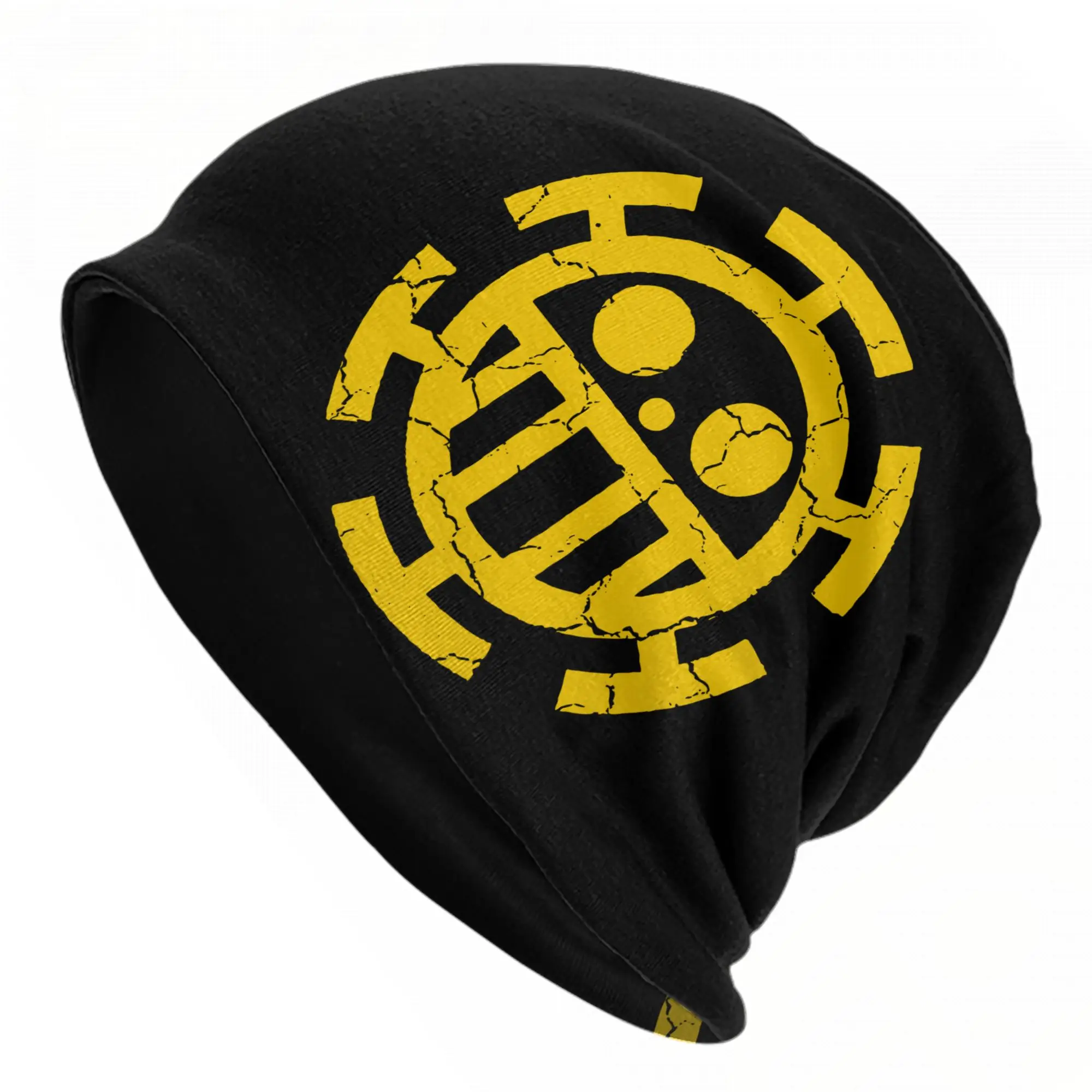 Trafalgar Law One Piece Anime Bonnet Hat Cool Street  Skullies Beanies Hat Unisex Warm Dual-use Cap