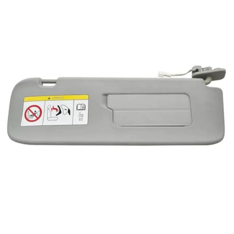

Sun Visor Driver Side Right RH Gray with Mirror and Light Compatible with Tesla Model 3; Model Y 2021 2022 Replace 1490406-01-B