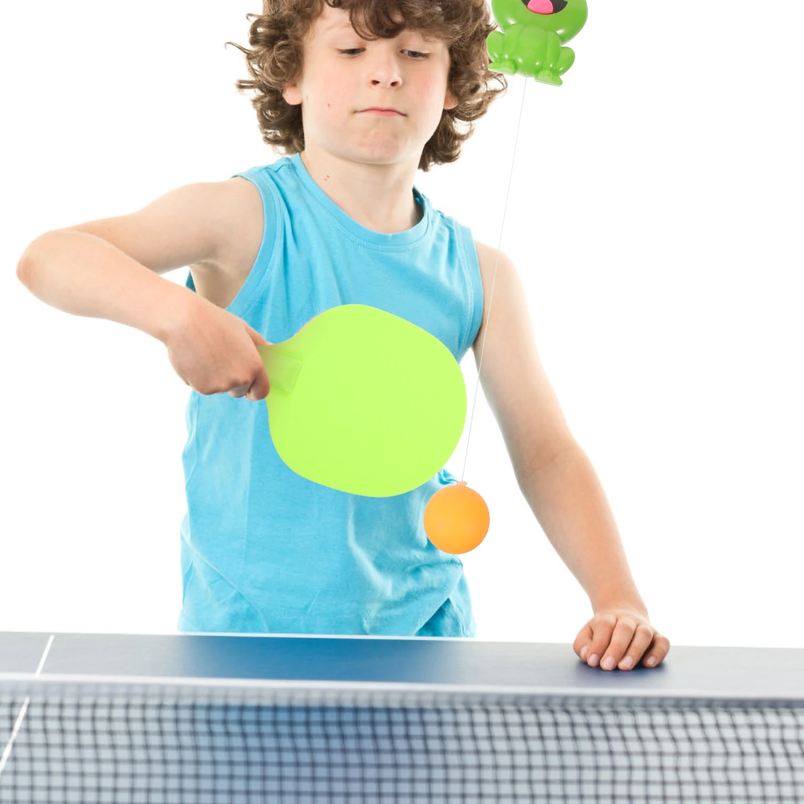 

Table Tennis Kit for Kids Adults Indoor Hanging Pong Set Durable ABS Material Beginner Friendly Simple Practical Eye Relief