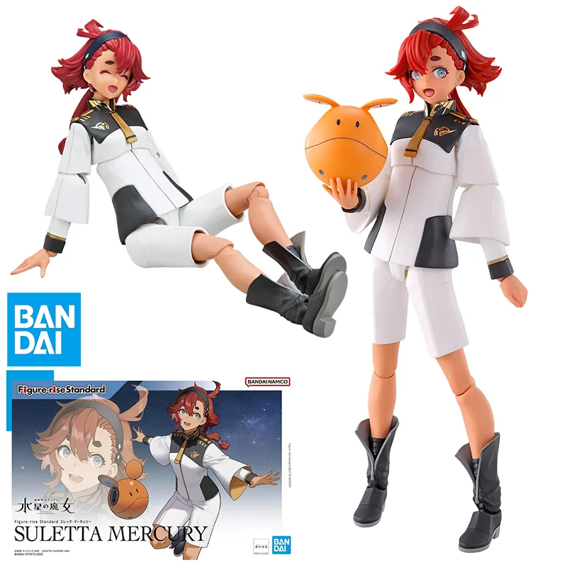 

Bandai Original Genuine Mobile Suit Gundam: The Witch From Mercury Suletta Mercury Figure-rise Standard Model Action Figures Toy