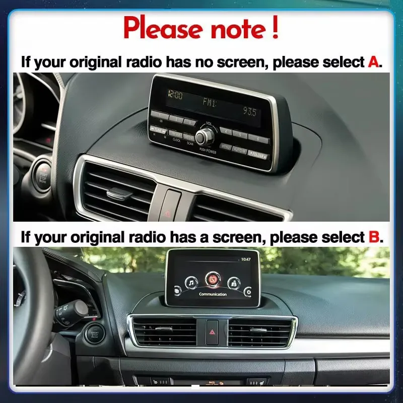 Android14 Car Radio Navigation Multimedia Video Player Stereo Screen for 3 Axela 2014 - 2018 Carplay Auto 4G DSP