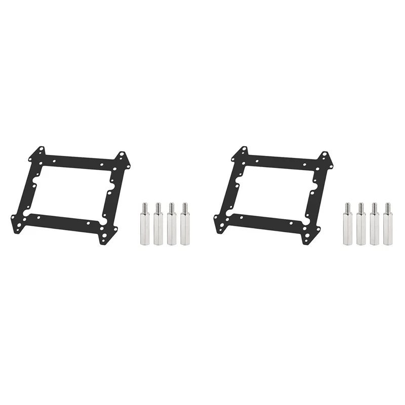 AP-2Pc 12Cm Fan Hard Drive Bracket SSD 3.5 Inch Hard Drive Bracket Extended Multi-Layer Stacking Bracket