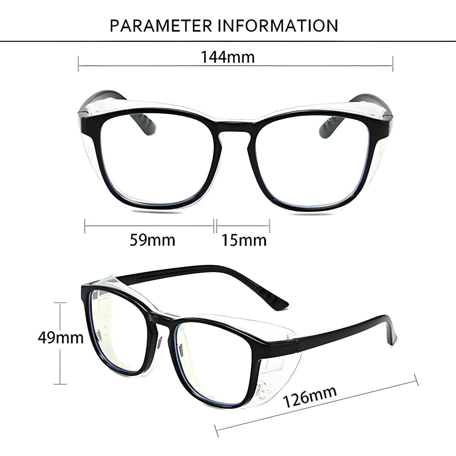 Moisture Chamber Goggles Anti Dry Eye Men Women Anti Pollen Blue Light Blocking Glasses Gafas Para Ojo Seco 안경
