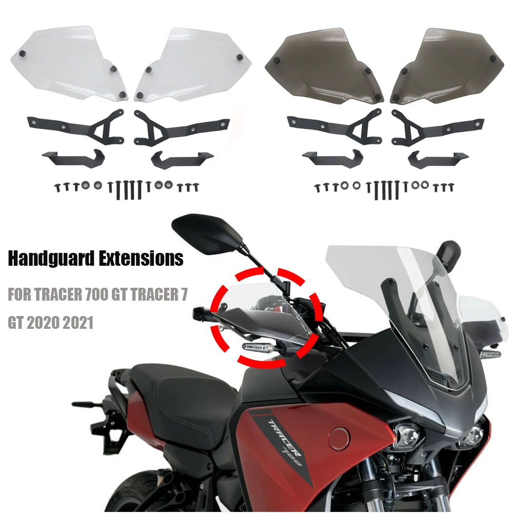 

Handguard Extensions Hand Shield Protector Windshield FOR TRACER 700 GT TRACER 7 GT 2020 2021