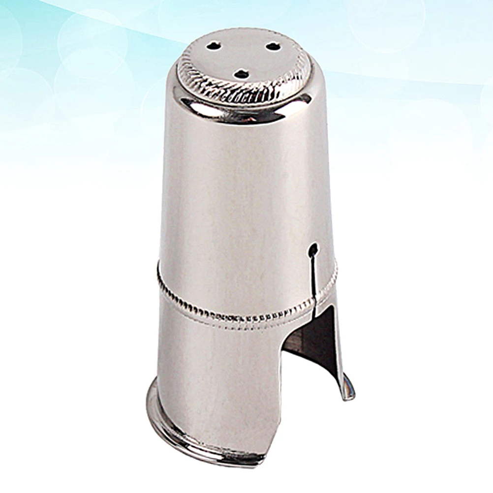 

58 Mm Saxophone Hood Mouthpiece Silver Protective Cap Musical Instrument Small Size