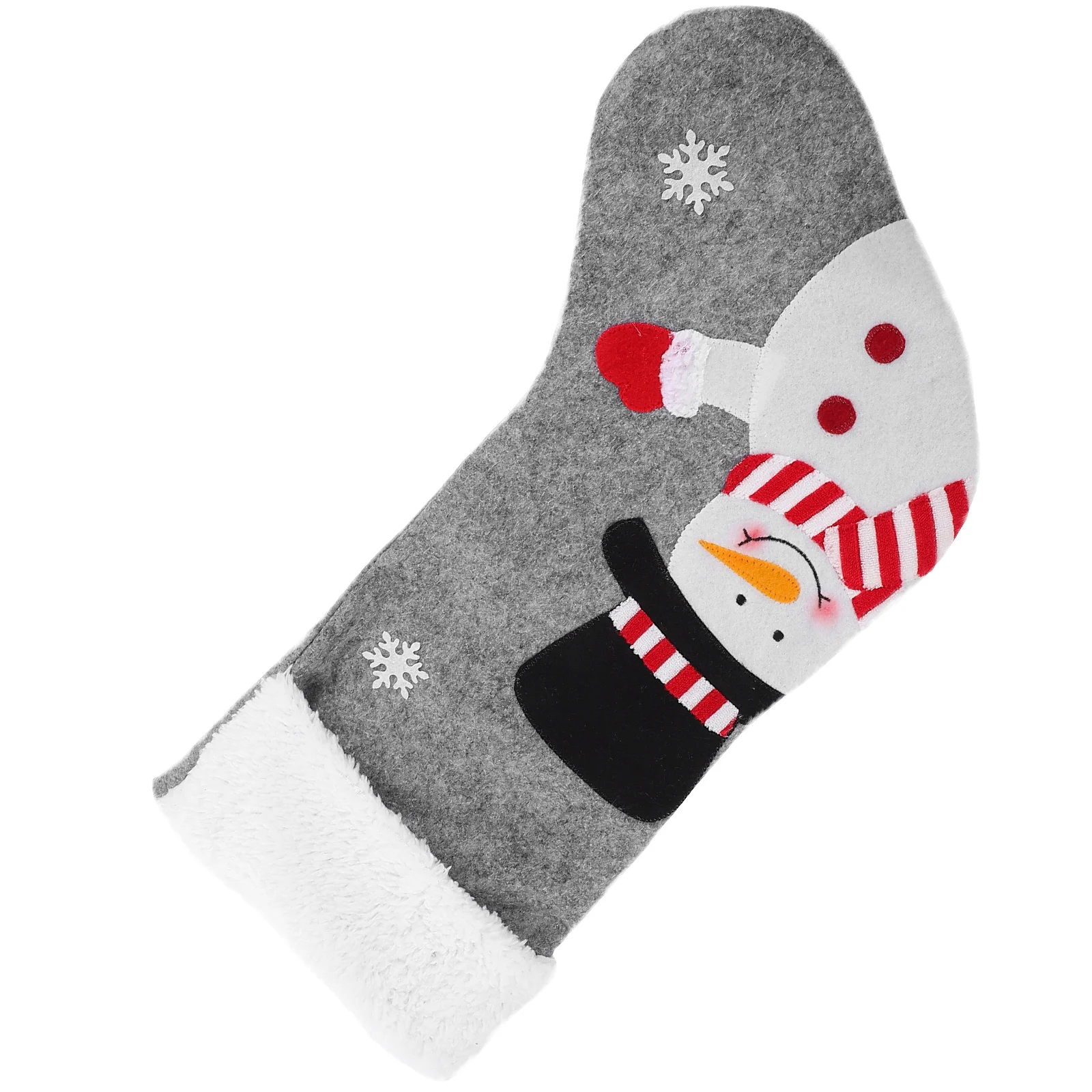 

Christmas Snowman Socks Gift Bag Winter Bags Decorations Indoor Candy Non-woven Fabric Stockings Treat