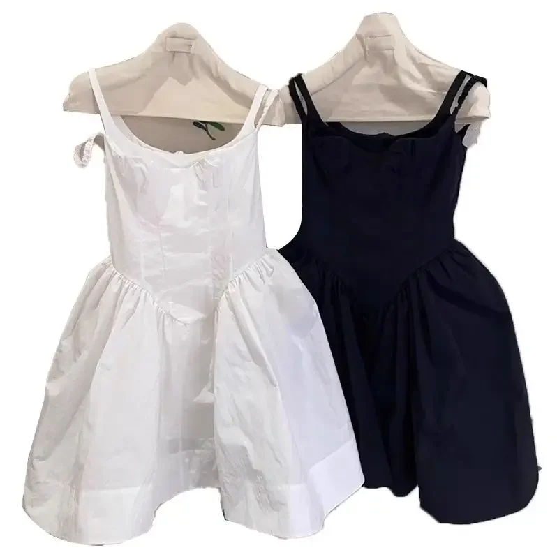 summer 2024 new baby girl dress summer style retro children\'s dress summer dress  kids clothes girls