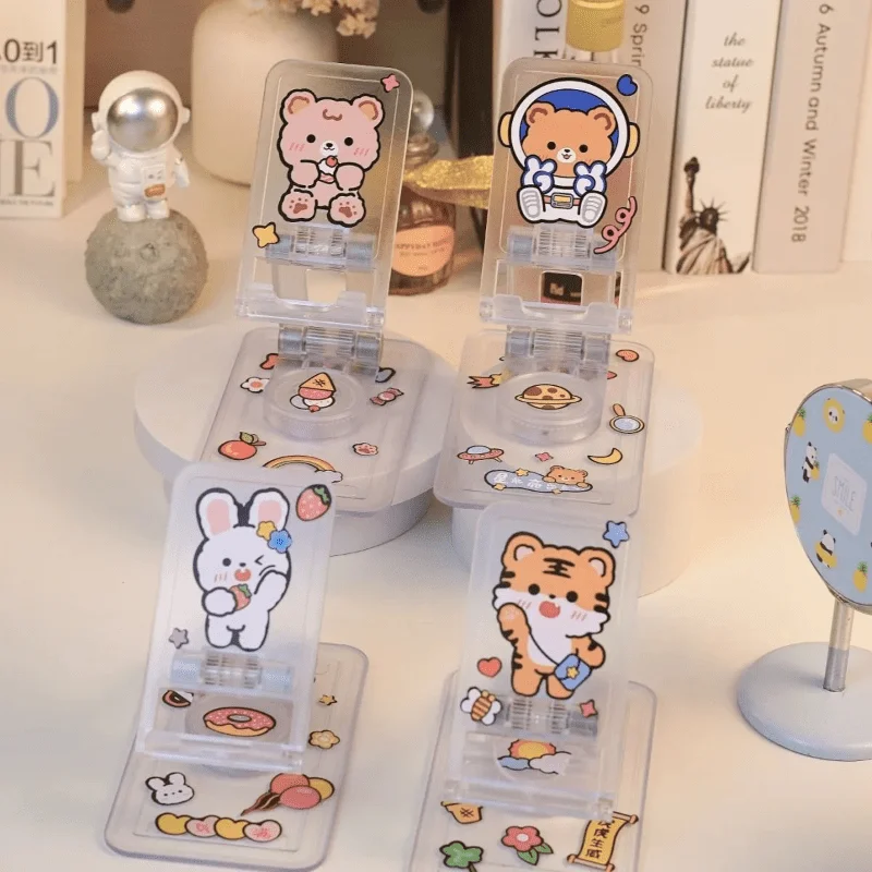 

Новая креативная прозрачная подставка для телефона в виде милого мультяшного животного, очень забавная и стильная.