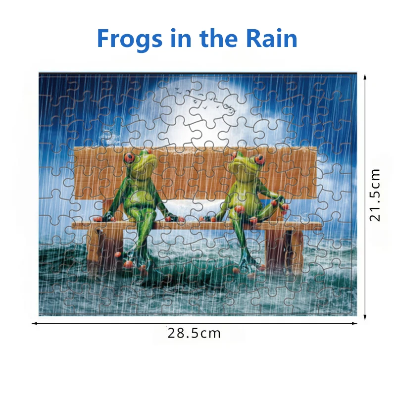 100 Stück Puzzle Montage Bild Cartoon Tiere Dekompression Puzzles Spielzeug für erwachsene Kinder Kinder pädagogische Geschenke