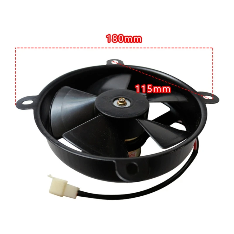 Engine Parts Motorcycle Accessories Radiator Fan Cooling Fans Dirt Bike 50-250cc Oil Cooler ATV Motocross 12V Enduro Electrofan
