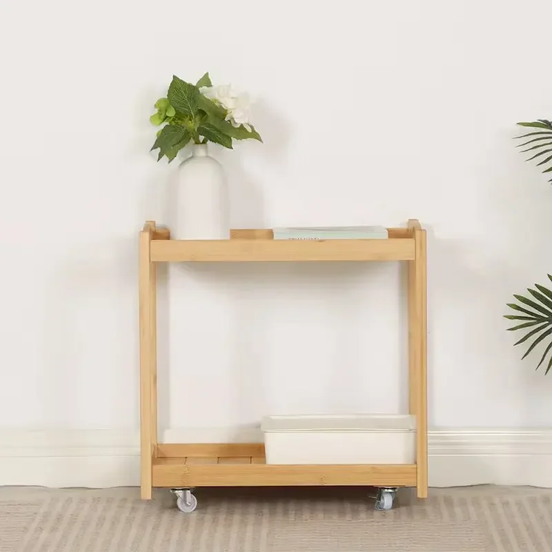 Factory New Small Table, Sofa Side Table, Coffee Table, Household Removable With Wheel Side Cabinet, Bedroom Bedside Table Rack