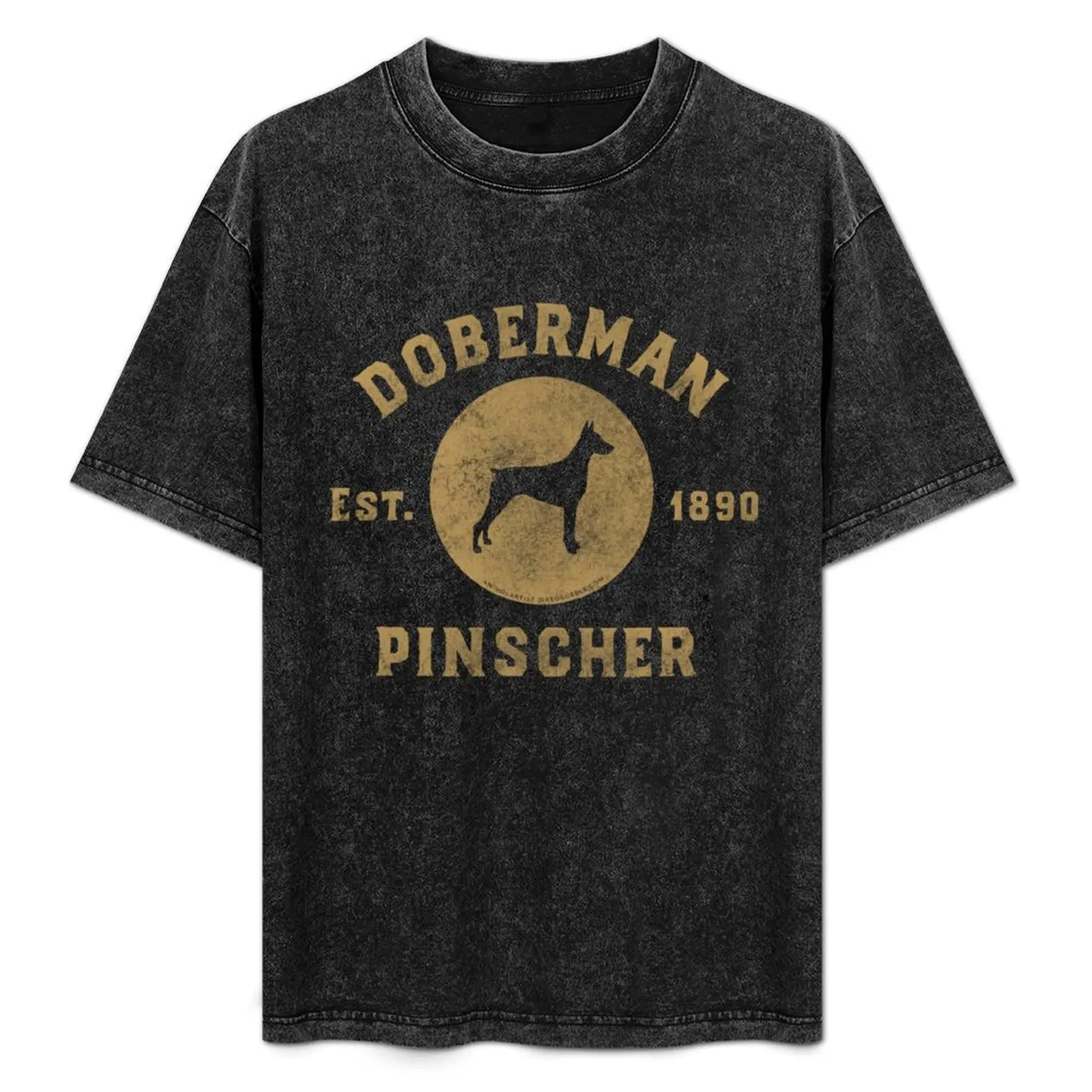 Doberman Pinscher Est. 1890 T-Shirt vintage shirts graphic tee plus sizes t shirt men 100℅ cotton