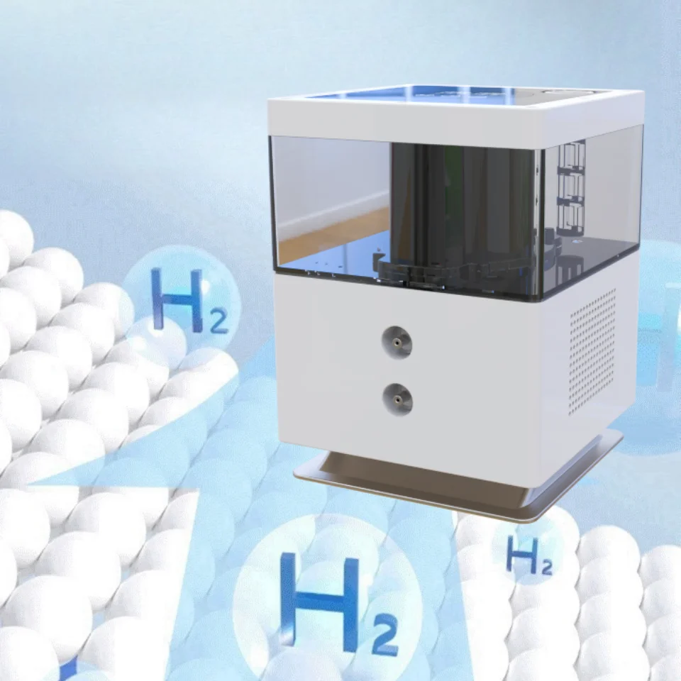 Portable hydrogen inhaler Hydrogen absorber generator Air ion generator PEM water electrolysis ion generator