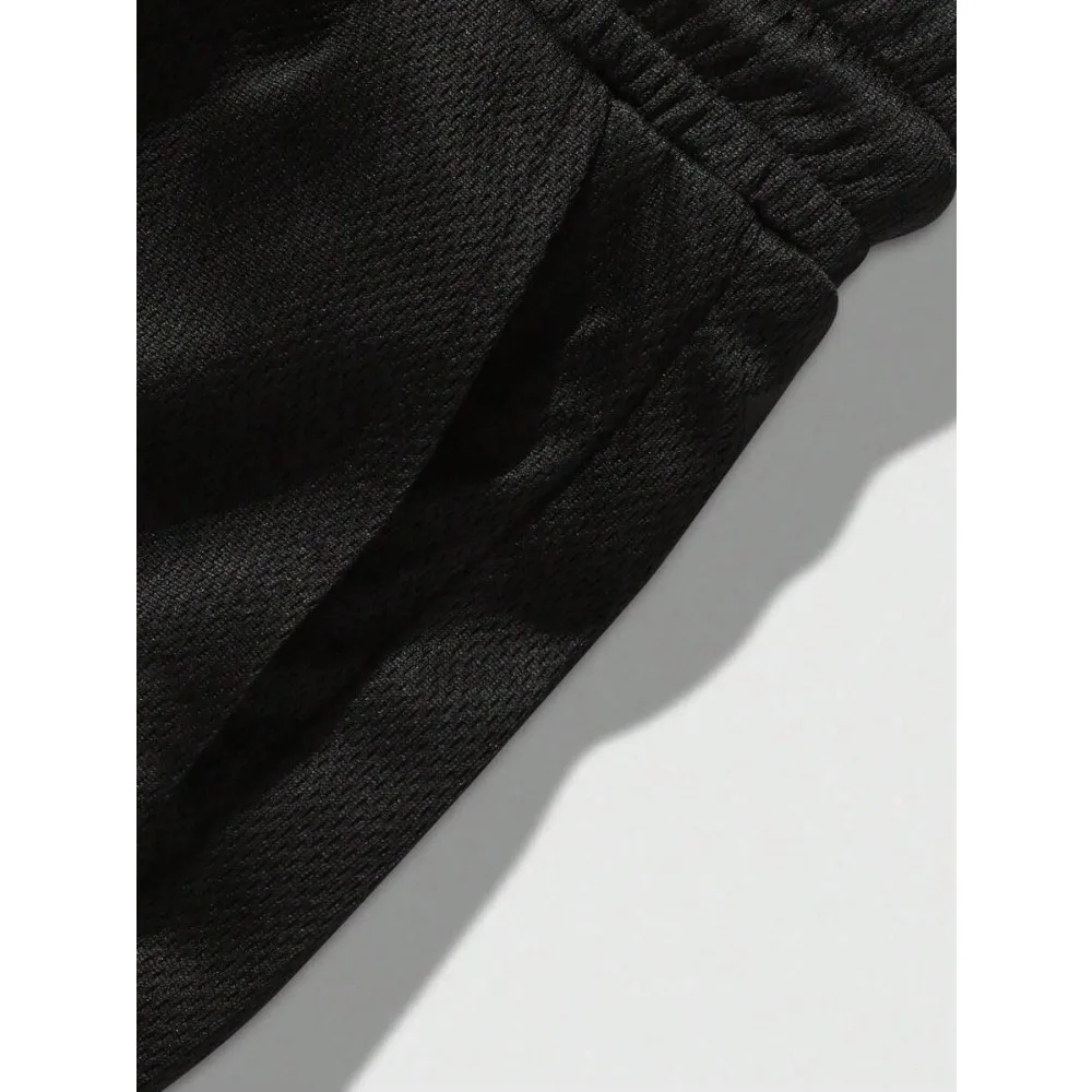 شورت رياضي رجالي برباط وخصر بطبقة مزدوجة يسمح بالتهوية ومريح بقصة ضيقة للصالة الرياضية 2 في 1 شورت عالي الأداء #5