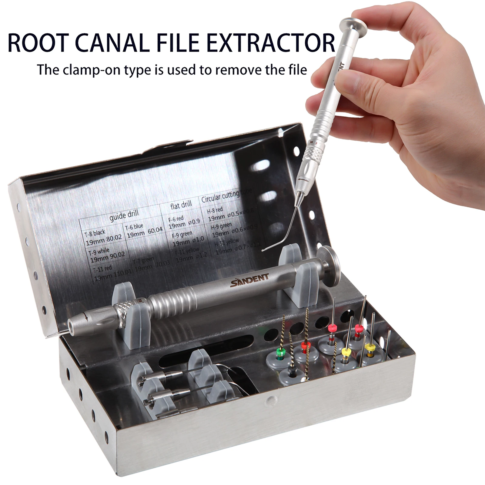 Dental Equipment Endo Endodontic Root Canal Files Extractor Broken File Removal System Kit Dentist Instrument