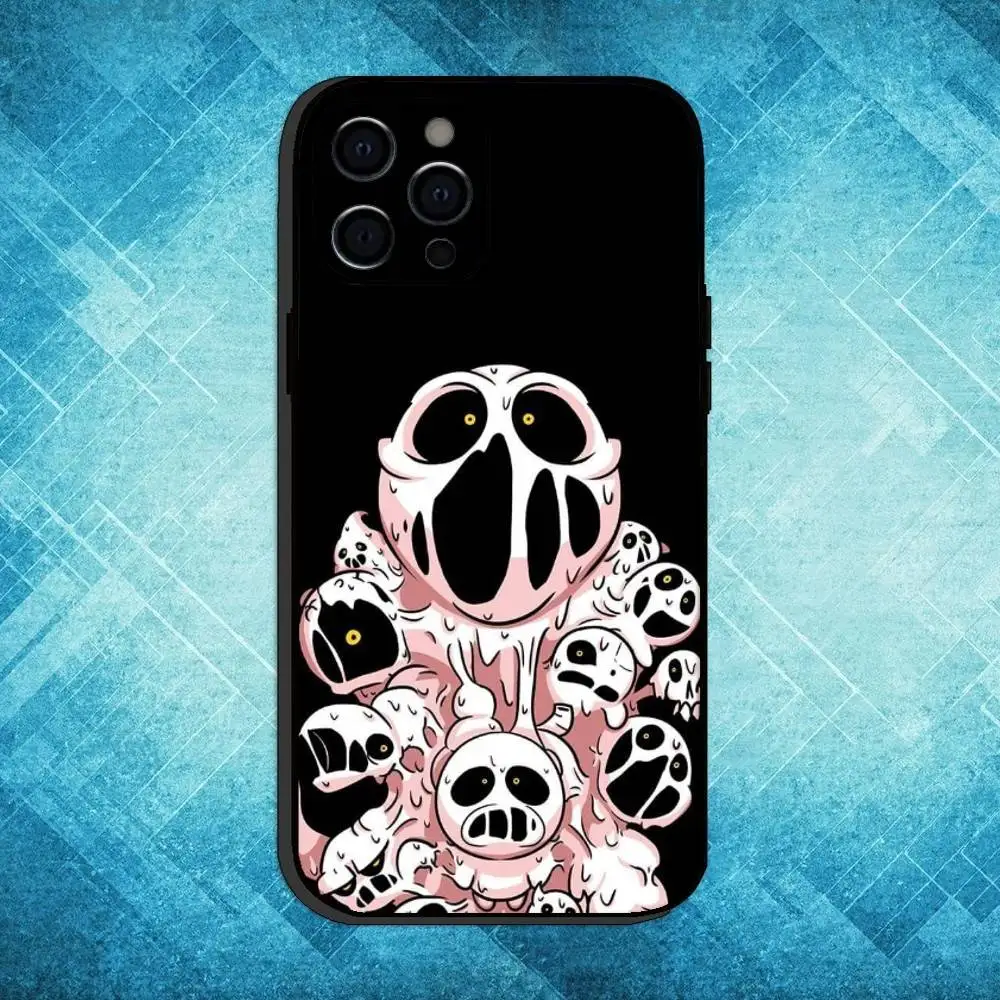 Game The Binding of I-Isaac1 Phone Case For iPhone17,16,15,14,13,12,11 Plus,Pro Max Soft Black Cover