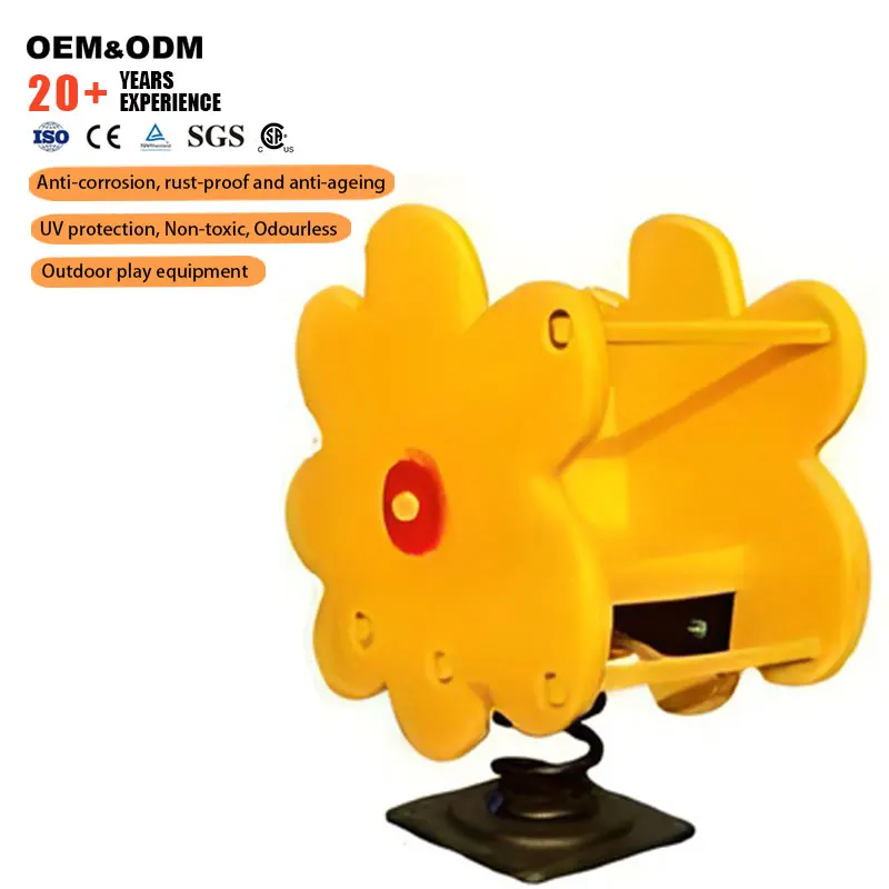 High Quality Commercial Playground Equipment, Spring Rider Rocking Horse, LLDPE Plastic Steel, School Park Community Play Set