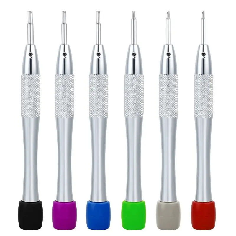 Amortecedor de três mandíbulas lote chave de fenda especial tomar amortecedor mola triangular chave de fenda especial ferramenta de reparo de relógio