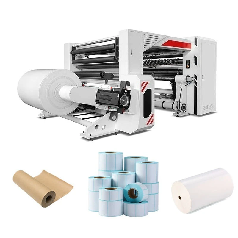 Customized Plastic Film Slitting Rewinding Machine Jumbo Roll Slitter Rewinder for Packaging Film Paper Slitter Rewinder