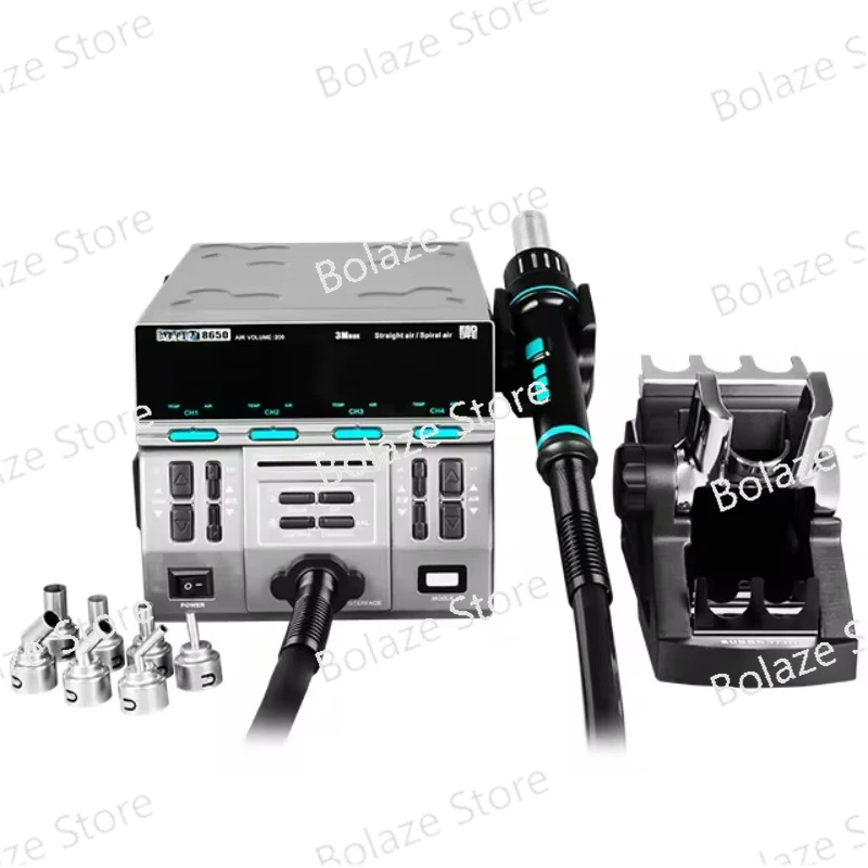 Professional Rework Station  8650 Professional version Heat Gun Hot Air Gun For IC CP PCB iPhone Repair