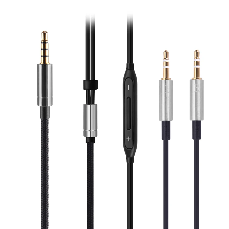 For MIUI H1707 1MORE Earphone Replaceable 3.5mm to 2.5mm High-Purity Single Crystal Copper Upgrade Cable