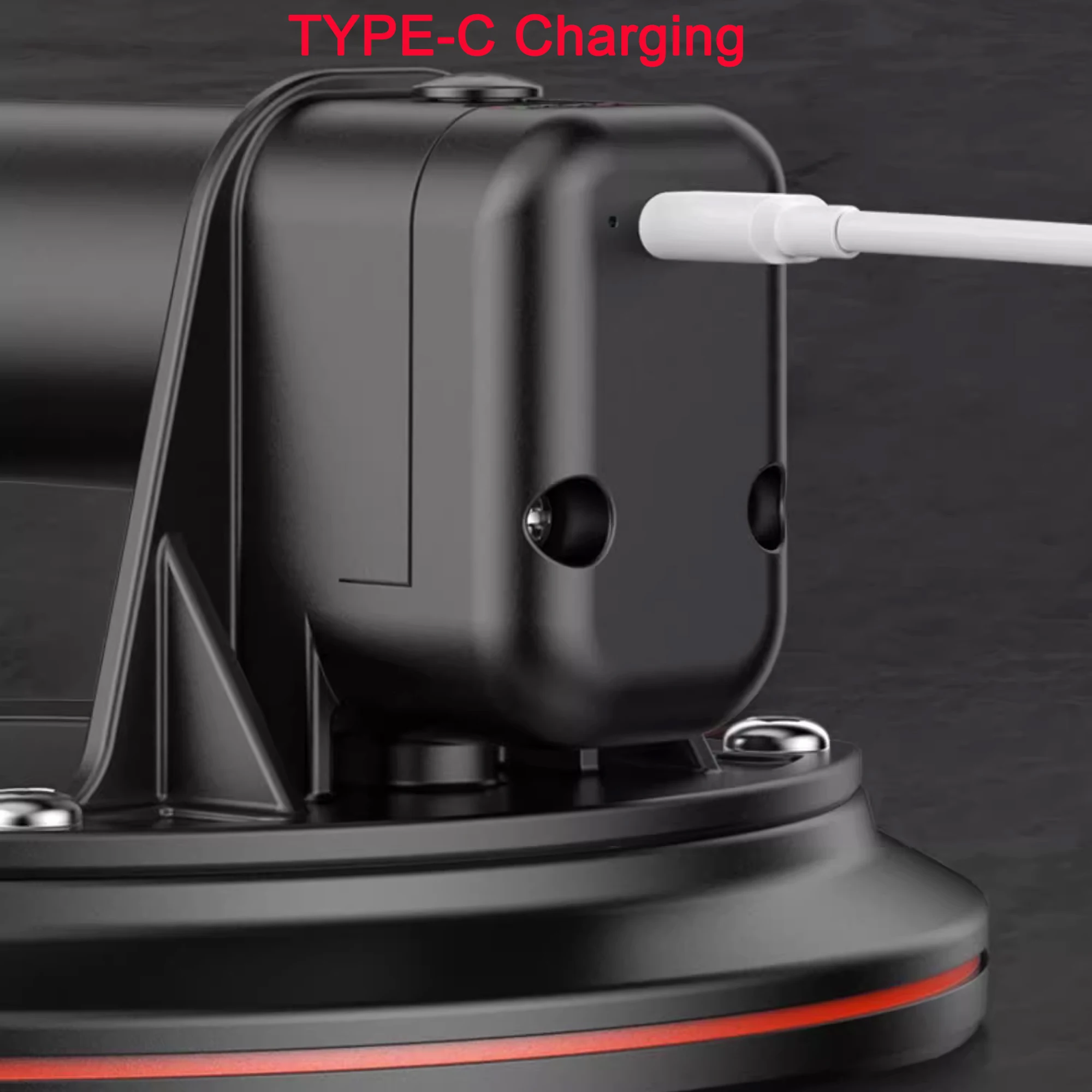 شفط كهربائي مع USB ، رافعة تفريغ احترافية شديدة التحمل ، مناسبة لبلاط الجرانيت والزجاج ، 8 "، 1.2