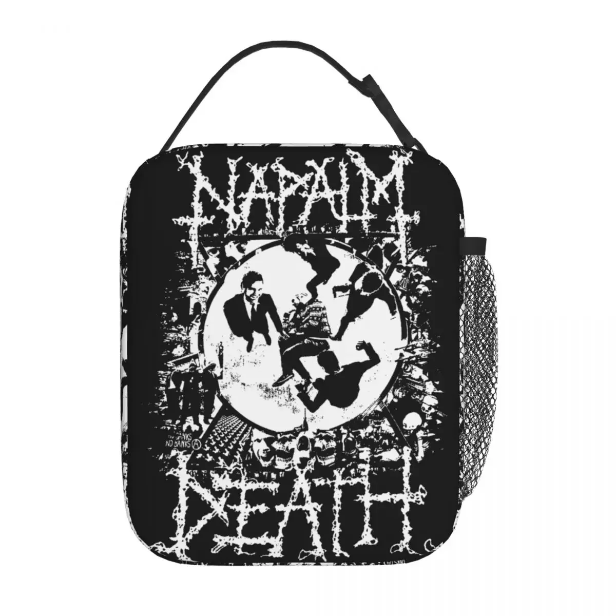 Insulated Lunch Tote Bag Napalm Death Music Band Death  Food Box Multifunction Thermal Cooler Bento Box For School