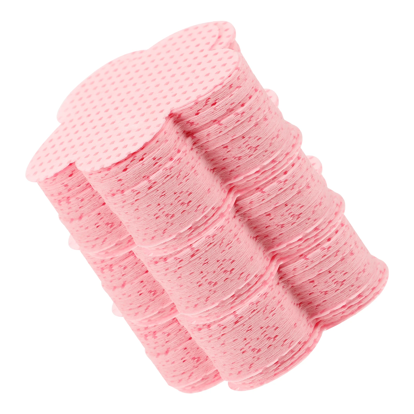 وسادات قطنية للأظافر خالية من الوبر لمزيل طلاء الجل ومسحوق غمس وطلاء أكريليك للمكياج على شكل قلب للاستخدام المنزلي في الصالونات