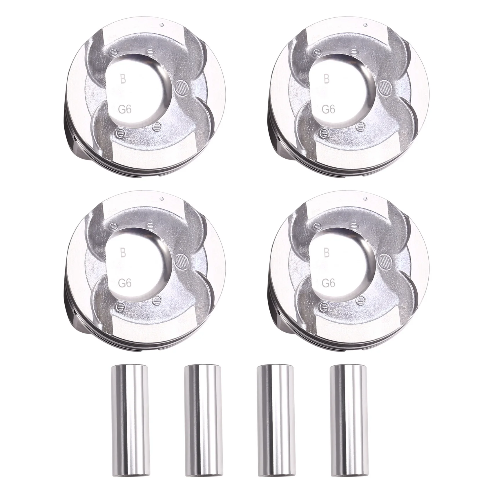 

ABOK-1Set/8Pcs 1.6L Engine Pistons Pin Kit 23040-2B600 For Hyundai Accent Kia Soul Rio 2012-2017 23041-2B610 23041-2B620