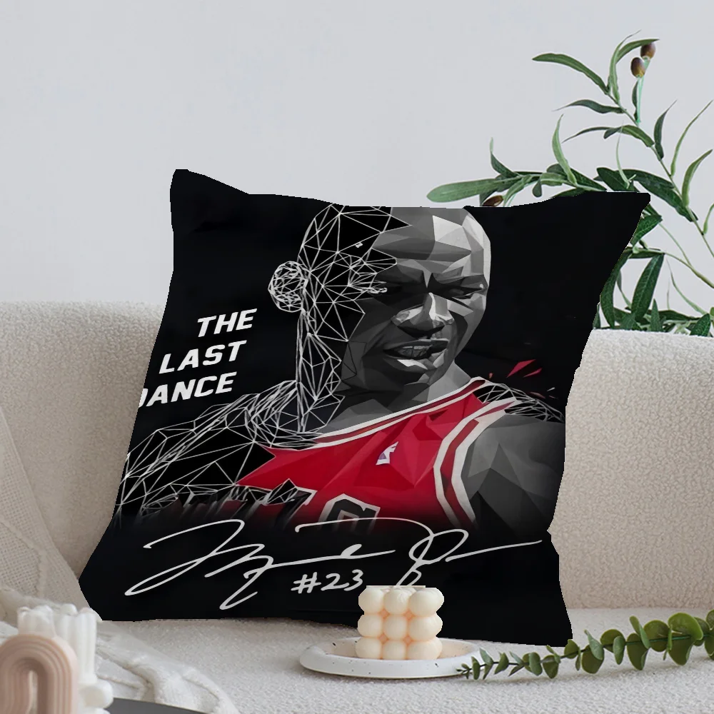وسادة مايكل جوردان هدية لتزيين المكتب المنزلي وسادة غرفة النوم والأريكة وغطاء وسادة السيارة