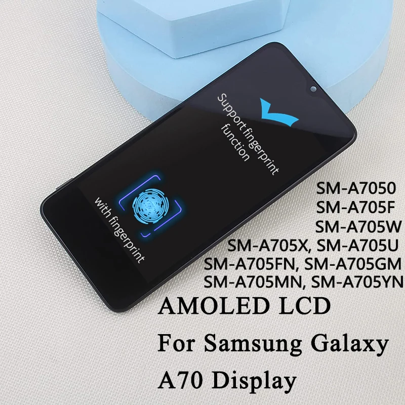 Super AMOLED LCD Display Touch Screen Digitizer Assembly Substituição, 6.7 \