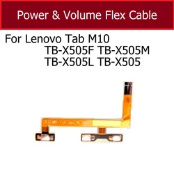 Volume Power Side Button Flex Cable For Lenovo Tab M10 TB-X505F X505M X505L X505 Power Volume Side Key Ribbon Repair Parts