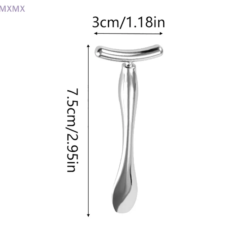 アイクリームアプリケーター,メタルマッサージツール,しわ防止,むくみ除去,スリミングフェイスケアツール,マスクスパチュラ