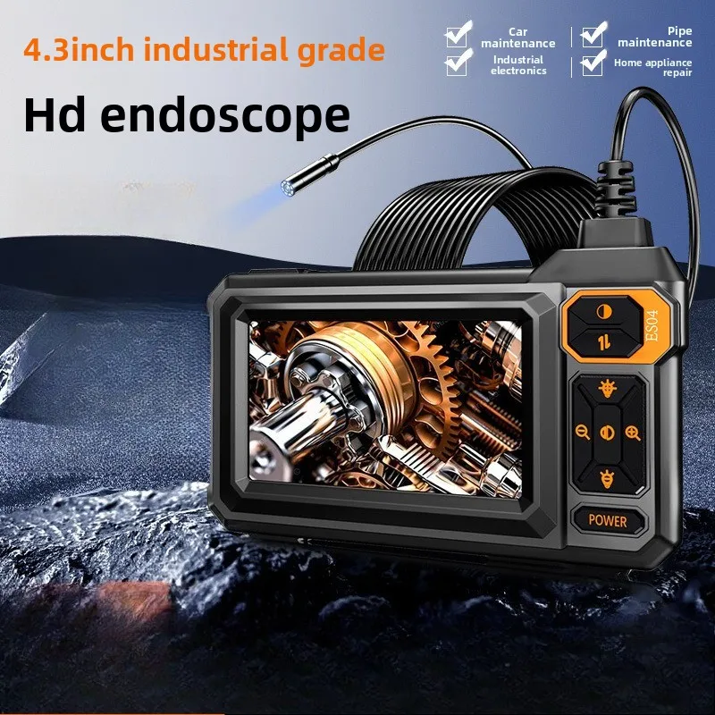 

Электронный эндоскоп с одной головкой и 4,3-дюймовым экраном, кондиционер, автомобильный воздуховод, неразрушающий детектор