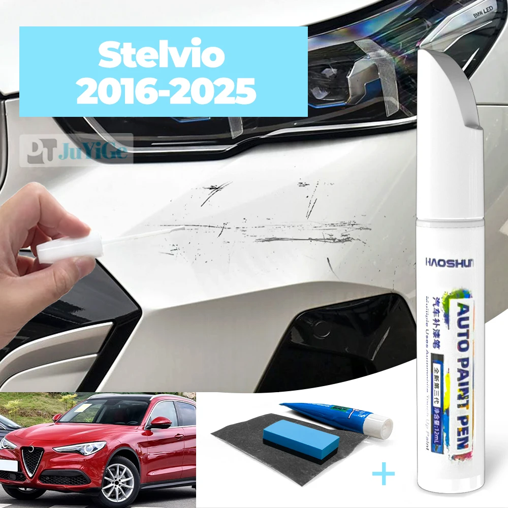 

Для Alfa Stelvio 949 MK1 2016-2025 2017 2018 2019 2020 автомобильная ручка для краски, уход за краской, ремонт царапин, воск, средство для удаления царапин