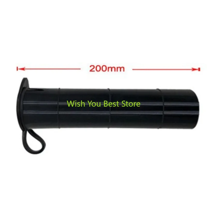 0 degree rubber tube fishing rod seat insertion tube lined fishing rod frame rubber tube