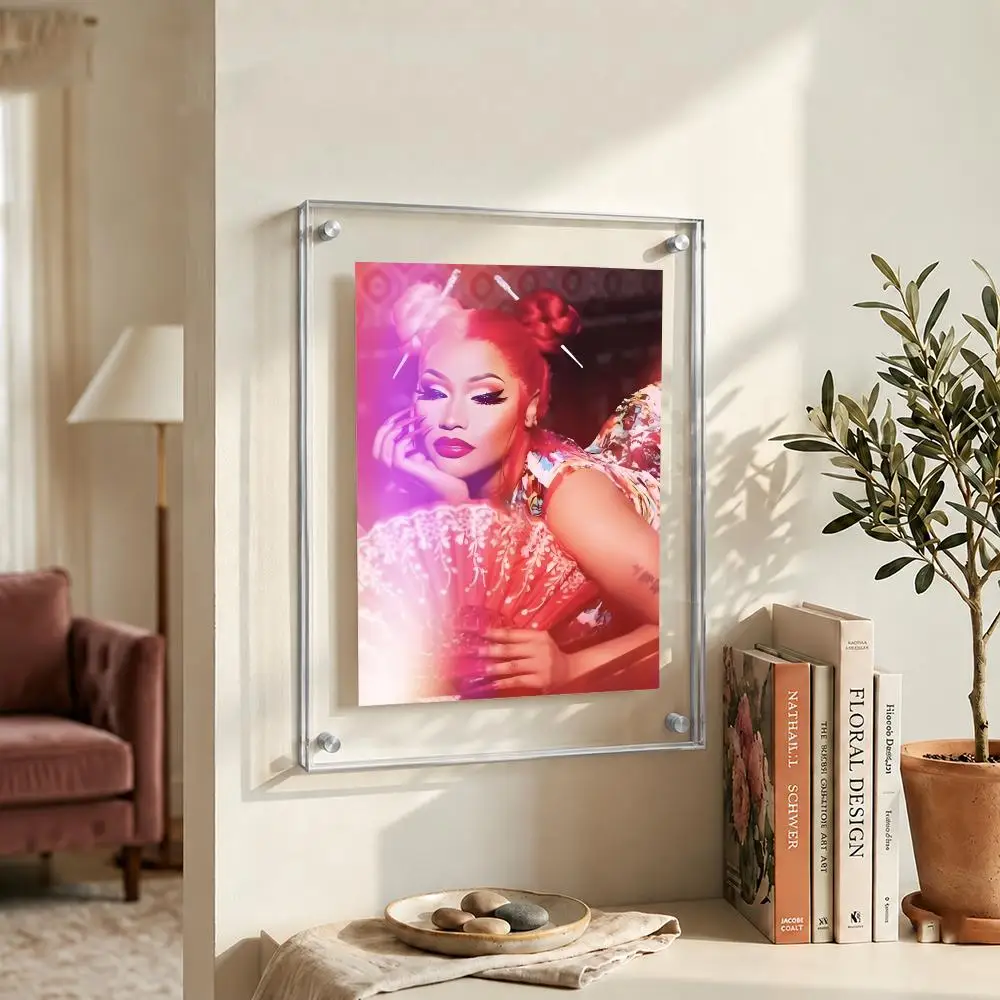 Rapper Nicki Minaj Poster High-definition  stickers, suitable for bedroom, living room, home decoration