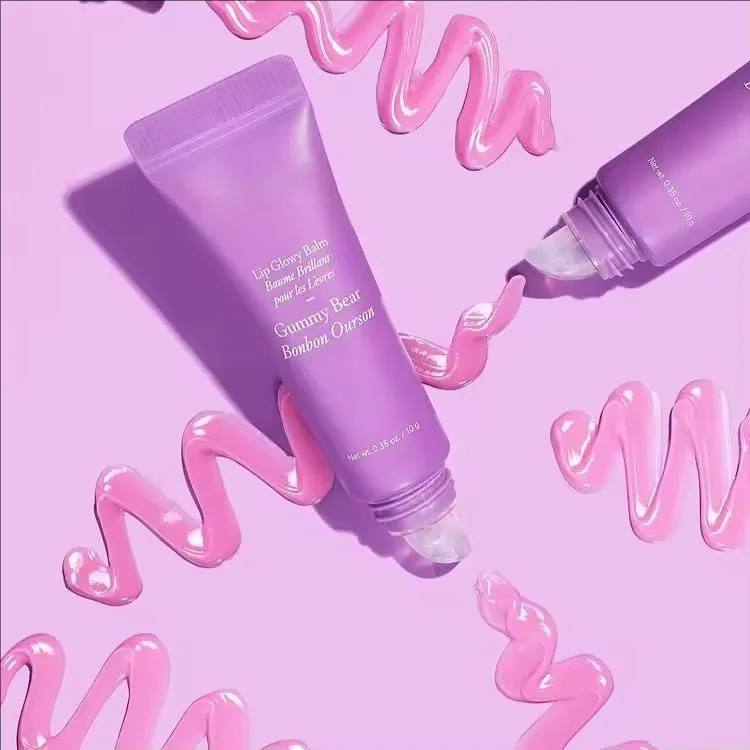 Moda a estrenar brillo de labios bálsamo baya goma oso Mongo dulce caramelo teñido polipéptido labio brillo ligero hidratación cuidado de los labios