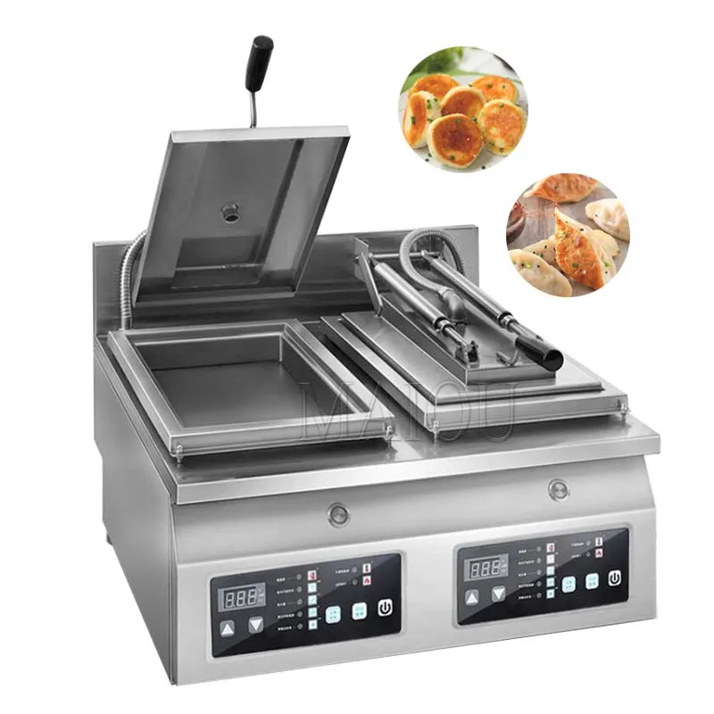 

Automatic Buns Dumpling Fryer Machine Commercial Fried Dumpling Maker Electric Frying Pan