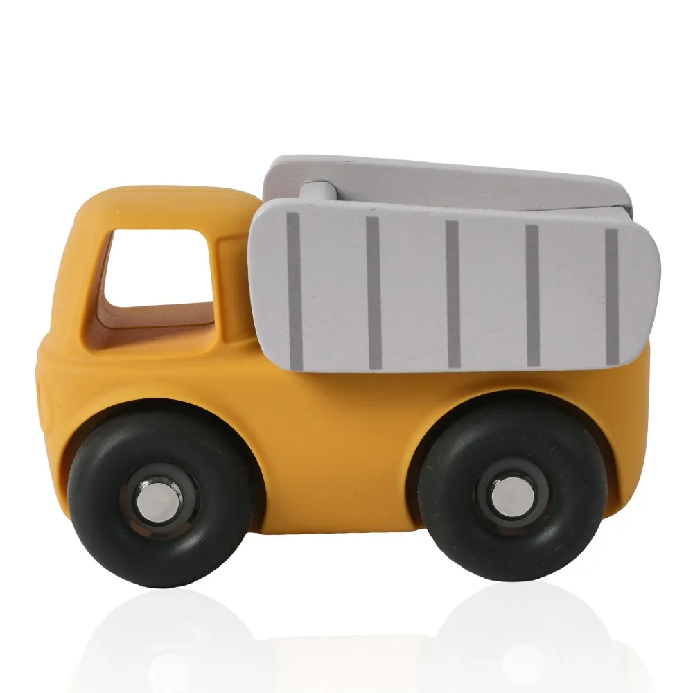 

Food Grade Engineering Car Toys Detachable Tipper Truck Ambulance Truck Toys Montessori Cartoon Design Cartoon Car Toy Newborn