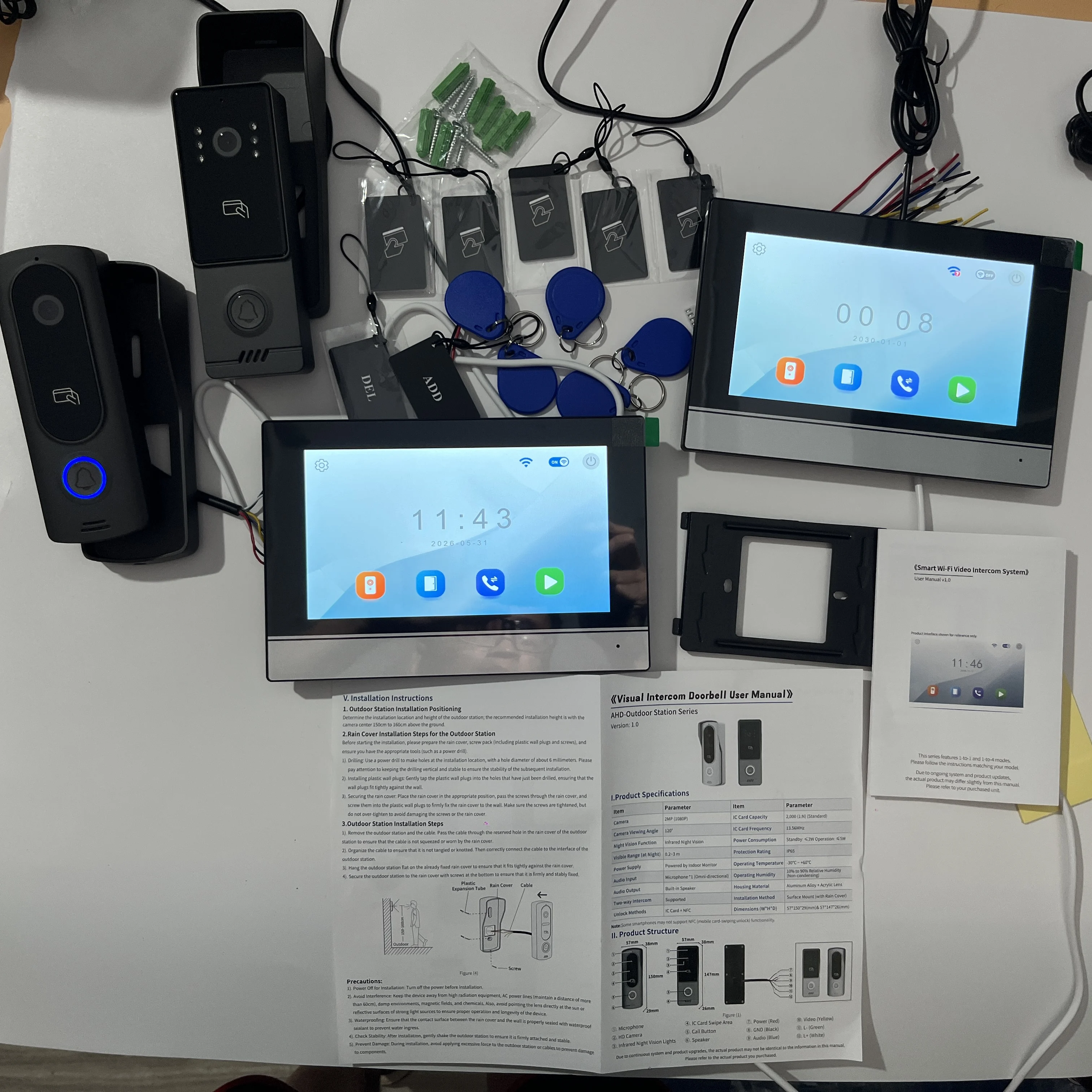 Tuya App Smart Wifi 4 Wire Vid - огляд і ціна Smart Doorbell Wired