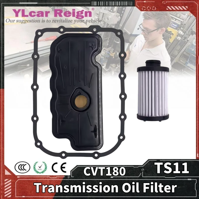 

TS11 CVT18 Transmission Filter Gasket Kit For SAIC MG ZS 1.5L 2019-2023 MG5 5 2020 ROEWE RX3 1.6L i5 i6 Plus 10406912 10406973