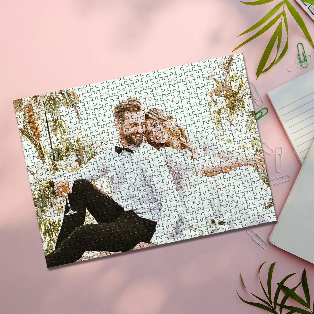 35/300/500/1000 قطعة شخصية مخصصة صور لغز صور الزفاف الأسرة ودية الفكرية زخرفة شخصية الصورة #2