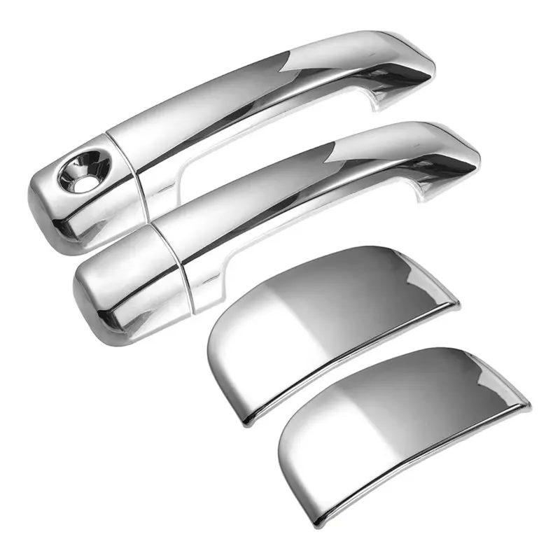 Leading-Edge-Car Door Handle Cover Kit Compatible With For TOYOTA 2007-2020, Tone ABS Plastic Trim