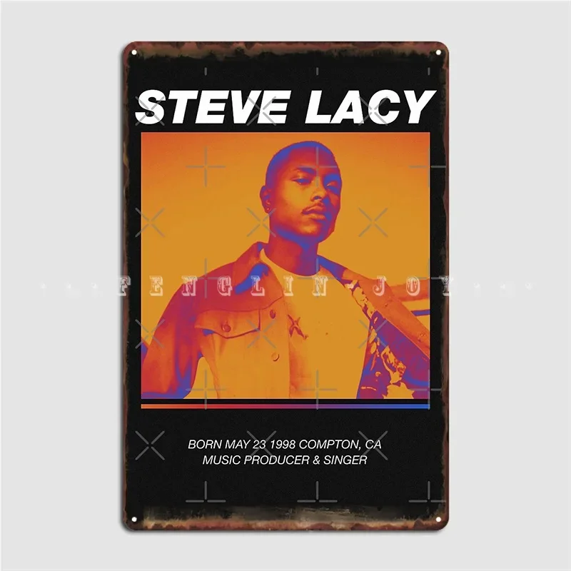 Steve Lacy Metal Plaque Poster Club Wall Retro Plaques Tin Sign Posters