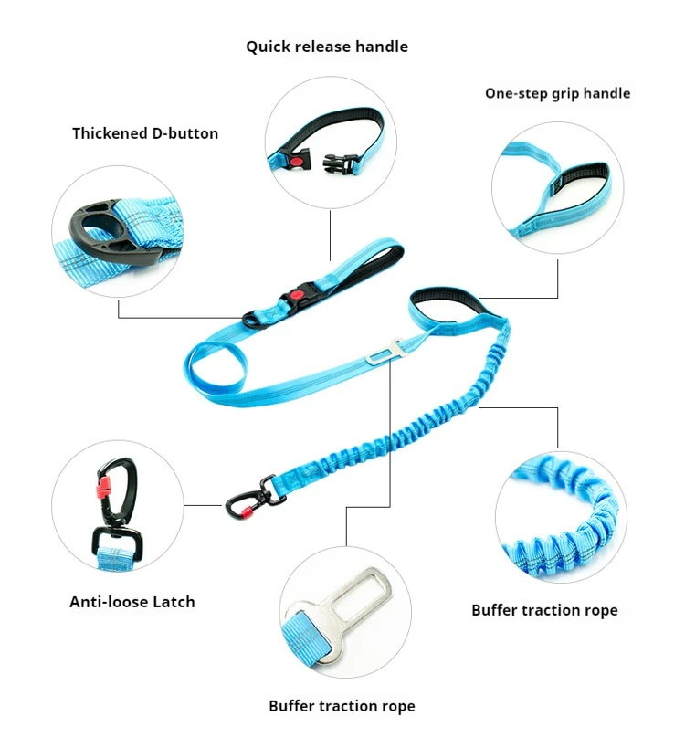 Pet Supplies New Dog Leash, Medium And Large Dogs, Easy To Carry, Dog Leash, Nylon Rope Cross-Border, Dog Leash Special