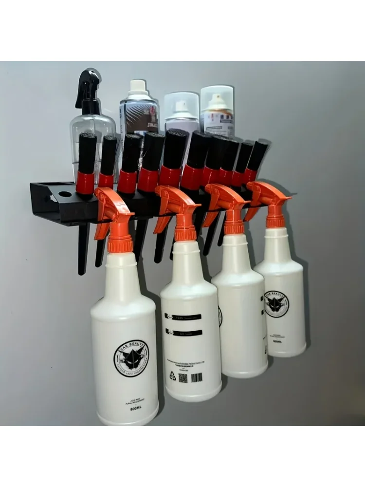Bottle Storage Rack Detailing Brush Organizer Spray Bottle Storage Rack 3/8
